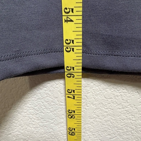 MELLODAY Elegant Gray Maxi Dress, Round Neck with Side Tie Detail and Side Slits - Picture 8 of 12